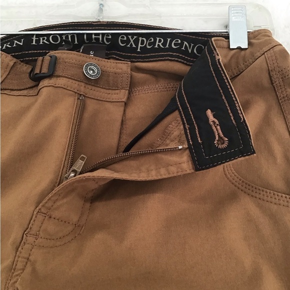 Prana Women’s Slim Stretch Zion Straight Cargo Pants Sepia Brown Hiking 30 x 30 - Picture 8 of 9